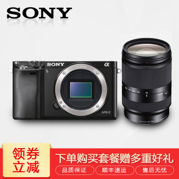  Sony ILCE-A6000SEL18-200΢׻ ٷ䣩ɫ(ײ)