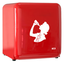 HCK哈士奇复古冰箱小王子冷藏家用宿舍小型网红BC-46COC漂亮女孩
