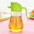 豆萁 厨房玻璃油壶250ml可控油瓶防漏油瓶装酱油壶醋瓶调味瓶定量瓶((绿色)