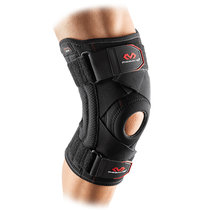 迈克达威425L码黑色 运动护膝篮球保护十字韧带半月板扭伤损伤固定支撑护具