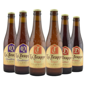 原装进口 修道院啤酒 330ml*6支瓶装(荷兰修道院双料 三料 四料组合)