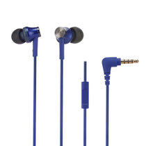 铁三角 CK350iS 立体声运动入耳式耳机 游戏耳麦 手机通话 蓝