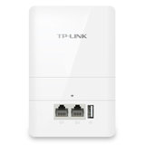 TP-LINK TL-AP1203I-POE 双频无线AP面板式入墙家用学校客房标准POE路由器接入点胖瘦一体USB接口