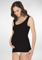 哺乳胸罩孕妇外出衬衣上衣喂奶意大利原装进口Relaxmaternity5300(黑色 L)