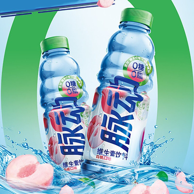 饮料白桃口味450ml*15/8瓶/3整箱多个选项运动功能饮料(水蜜桃口味)