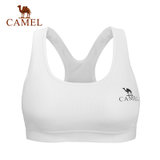 CAMEL 骆驼运动文胸 健身跑步内衣女款瑜伽针织背心 A7S1U6120(白色 S)
