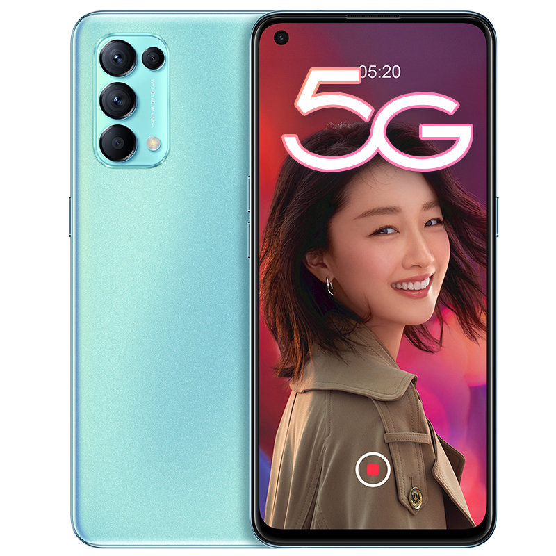 oppo reno5k reno5 k 5g全网通 6400万水光人像四摄 ai视频增强 拍照