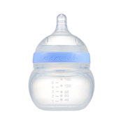 Mamachi 硅胶奶瓶标准小号 160ML 蓝色(1口)