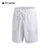 男士运动短裤 健身跑步训练篮球短裤 宽松休闲速干短裤tp8015(白色 2XL)