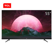 TCL 55V6 55英寸4K超高清超薄全面屏AI人工智能网络液晶平板电视机(默认值)