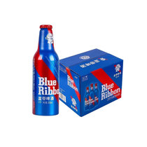 蓝带啤酒Blue Ribbon355ml铝瓶装12瓶整箱经典11度麦芽啤酒(355ML*6瓶)