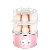 Chigo/志高/煮蛋器 蒸蛋器 早餐机 家用双层煮蛋器 不锈钢蒸蛋器 奶瓶消毒器ZDQ202(热销)