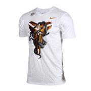 耐克nike2016新款夏季科比纪念款科比同款篮球服T恤上衣(白色 XL)