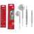 华为（HUAWEI）原装耳机 P9 P9plus G9 P8 荣耀v8 5c 5s 4x 5x 麦芒4 耳机 手机耳机(AM115-红盒)