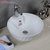 多美吉卫浴圆形陶瓷艺术盆 洗面盆 洗手盆 洗脸盆 台上盆8024(单盆)