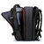 双肩包男士大容量背包笔记本电脑包多功能旅行包(黑色)第2张高清大图