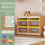 实木儿童书架家用落地书柜置物架创意小房子书架组合幼儿园绘本架(【实木舒法特升级版玩具收纳柜】-2层4空间)