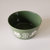 日本进口美浓烧植物花朵陶瓷汤碗日式釉下彩酸奶碗甜品碗水果碗(绿色款S号 默认版本)