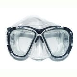 onlinem盎睐玛特硅胶潜水面罩潜水镜游泳镜成人游泳潜水眼镜颜色随机k-99