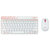 罗技（Logitech）无线键鼠套装 MK240  Nano 无线鼠标无线键盘套装（白色）