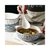 日式大号双耳汤碗家用陶瓷餐具创意面碗沙拉碗甜品碗大汤盆(小号双耳碗-线条 默认)