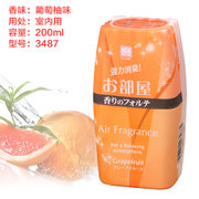 日本进口 厕所除臭剂 室内芳香剂 空气清新剂 去味剂 282-348(葡萄柚室内用 200ml)