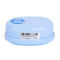 IRIS/爱丽思AG银离子树脂香皂肥皂双皂盒创意 塑料沥水皂盒BC-120AG(OBC-130蓝色)