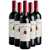 法国红酒 原瓶进口波尔多法定产区 干红葡萄酒 750ml(六支箱装 六支箱装)