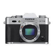 富士（FUJIFILM）X-T10 APS-C 文艺复古 XT10 微单相机 机身 官方标配(银色)