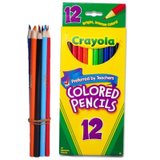 美术绘画Crayola绘儿乐/千色乐]12色彩色铅笔（长款）68-4012