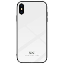 优加(UKA) iPhoneX 手机壳 钢化玻璃系列 白