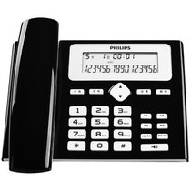 飞利浦（PHILIPS）CORD022来电显示电话机（黑色）【真快乐自营 品质保证】