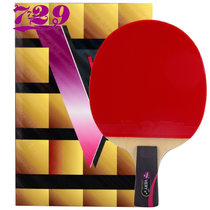 729乒乓球拍直拍 VERY碳素兵乓球拍单只短柄八星 国美超市甄选
