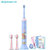 罗曼（ROAMAN)ST031儿童电动牙刷 无线感应式充电防水6-12岁轻柔洁护牙刷儿童牙刷声波电动牙刷(蓝色)第2张高清大图