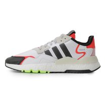 Adidas阿迪达斯男女鞋三叶草NITE JOGGER反光条气垫跑步鞋EH1293(白色 42)
