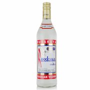 洋酒/俄罗斯红牌 新款苏红伏特加原味Russkaya Vodka750毫升