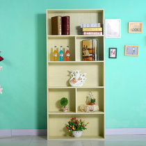 伊维雅现代简易家用小柜子书架展示架 学生书架组合家具定制书架书柜(黑胡桃色 180x80加门)
