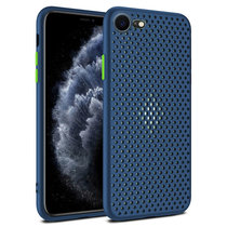 iPhone8/7/X手机壳 iphone6splus苹果se2020手机壳手机套保护壳保护套磨砂散热软壳(蓝色 iPhoneX)