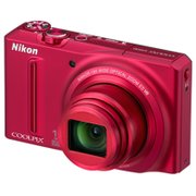 尼康（Nikon）COOLPIX S9100数码相机（红色）