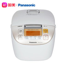 松下（Panasonic）SR-DE186-F电饭煲 微电脑 5L备长炭内胆 智能预约 防溢装置 7段智能精煮(白色 5L)
