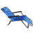 双箭SJ-2003户外休闲两用折叠躺椅床(蓝色)