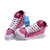 新款阿迪达斯女鞋高帮三叶草休闲鞋旅游鞋运动板鞋G63047(粉红色 39)