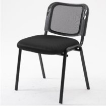 云艳YY-LCL669 培训椅子电脑椅职员办公椅简易会议椅家用黑色可叠放(默认 默认)