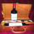 买二送五法国原瓶进口AOC贝乐瓦干红葡萄酒 双支礼品装 皮盒横款豪华装 买两支送皮箱和四件酒具(红色 1)