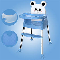 竹咏汇  可升降宝宝餐椅 儿童可折叠吃饭椅子 可折叠便携式椅子多功能椅儿童餐椅(4)