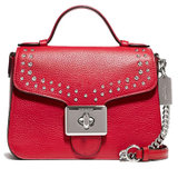 COACH 蔻驰 奢侈品女包 新款时尚女包单肩包 斜挎包 手提包 F76689(红色)