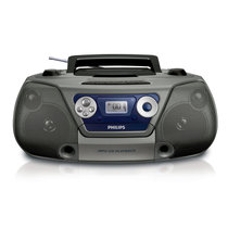 Philips/飞利浦 AZ1852/93 收录机 手提音响 CD机 磁带机胎教机 插U盘 可把收音、磁带、CD翻录到U(标配+8U盘)