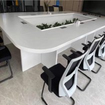 云艳YY-LCL005会议桌大小型会议室培训桌开会桌5.6米 白色(默认 默认)