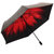 天堂伞 UPF50+碳纤超轻全遮光黑胶朝里转印三折晴雨伞太阳伞(红色)