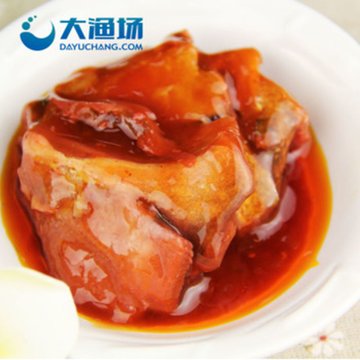 茄汁三文鱼鱼鳍肉罐头 海鲜罐头100g【买2送1,买4送2,买10送5,多买多